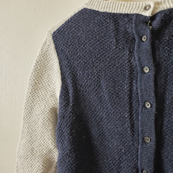 Madewell Colorblock Backroad Button Back Sweater - Picture 7 of 7